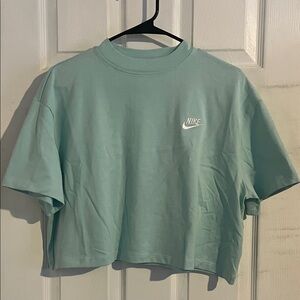 Nike Women's Mint Green Crop Top
